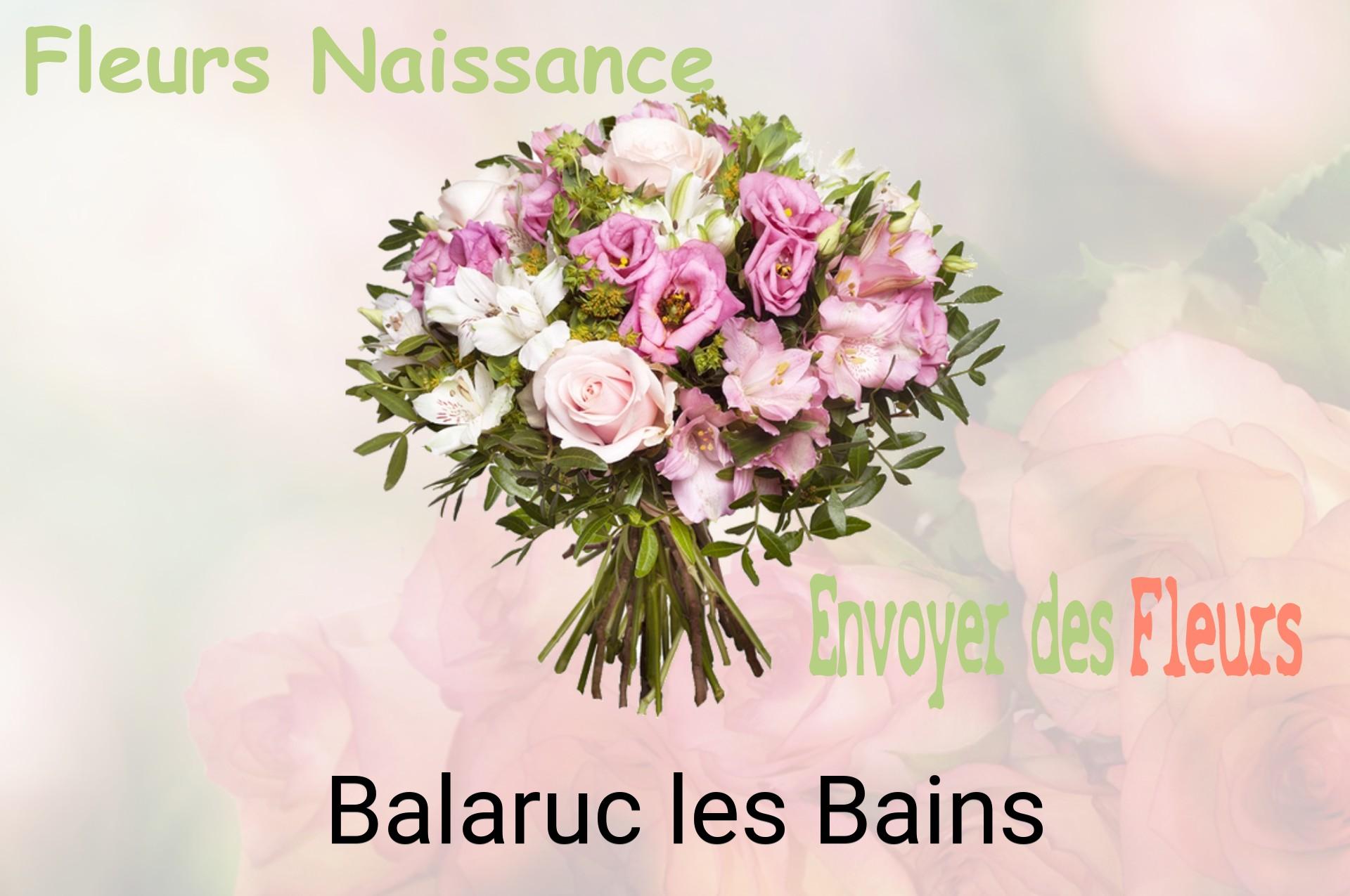 Bouquet de fleurs de naissance livré à Balaruc-les-Bains
